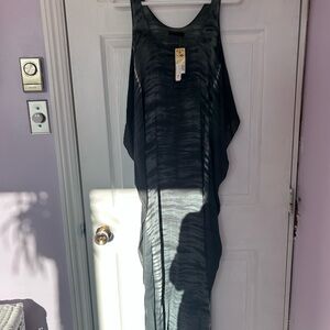 Tie Dye cold shoulder Kaftan